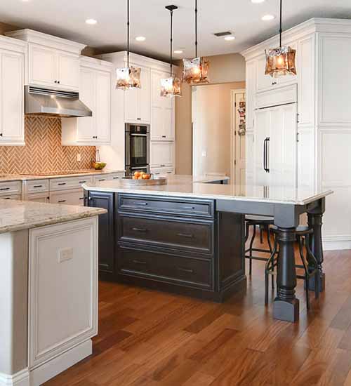 Anson Island Cabinets with Kodiak Stain